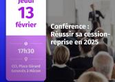 Conférence : réussir sa cession-reprise en 2025